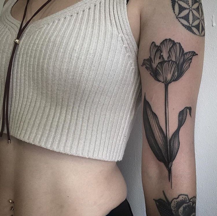 Tatuajes de tulipanes 107