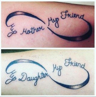 Tatuajes de tía y sobrina 161