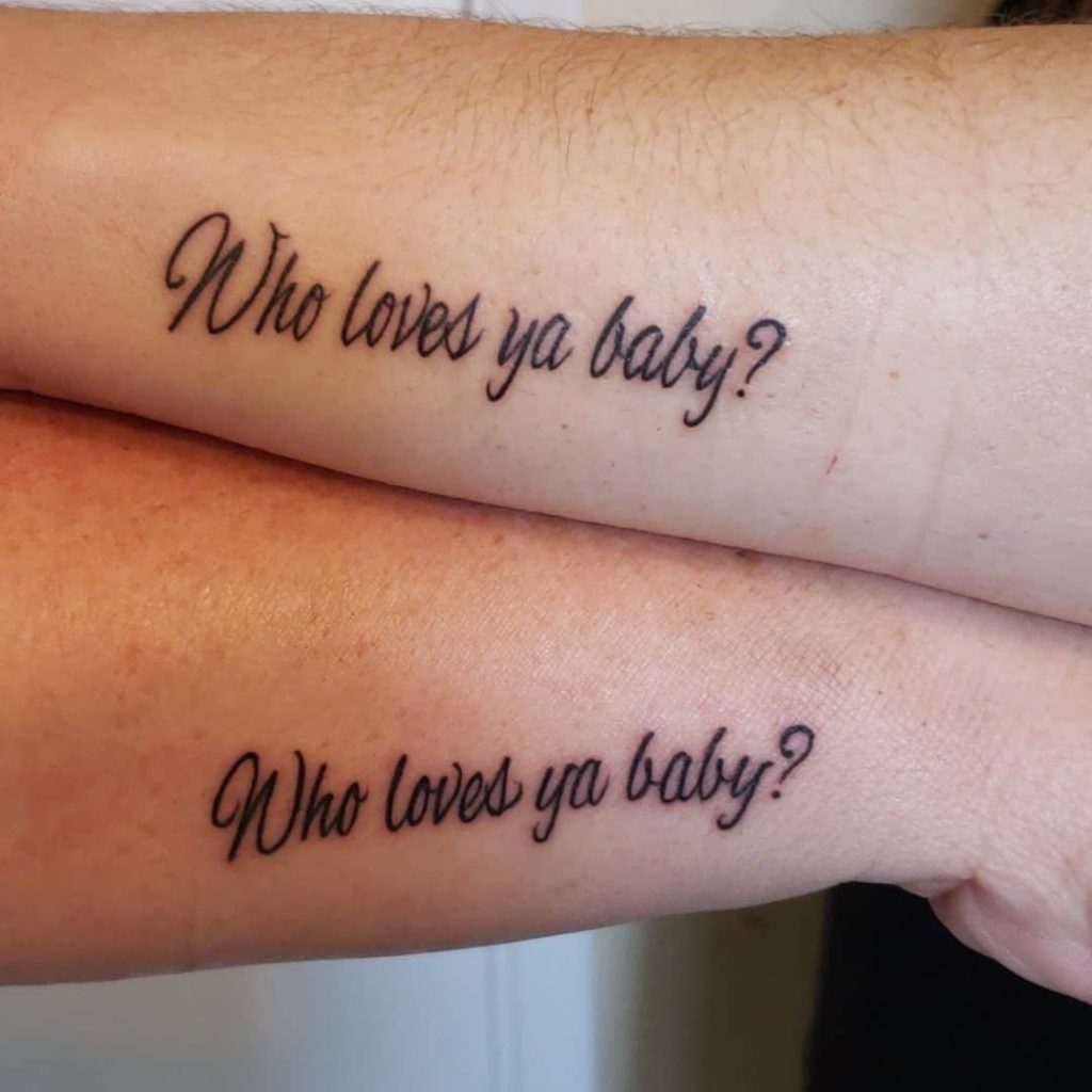 Tatuajes de tía y sobrina 17