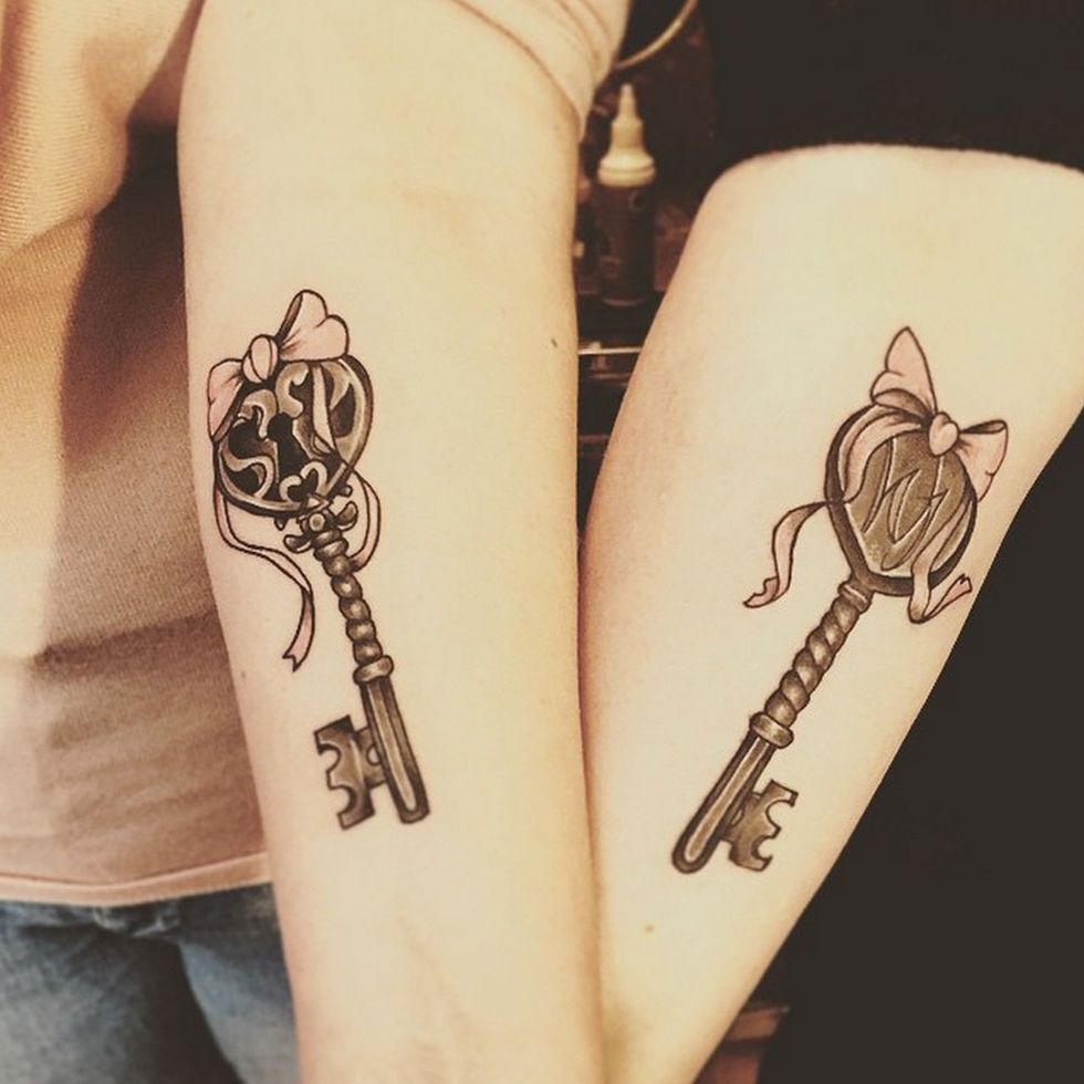 Tatuajes de tía y sobrina 19
