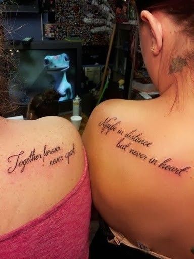 Tatuajes de tía y sobrina 68