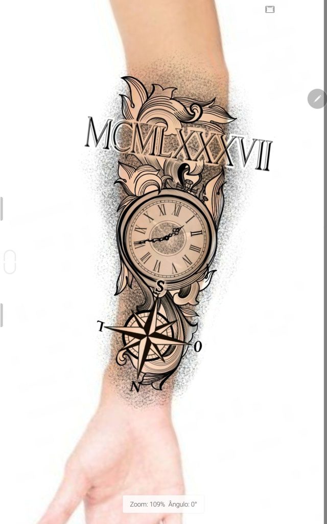 Tatuaje Reloj 41