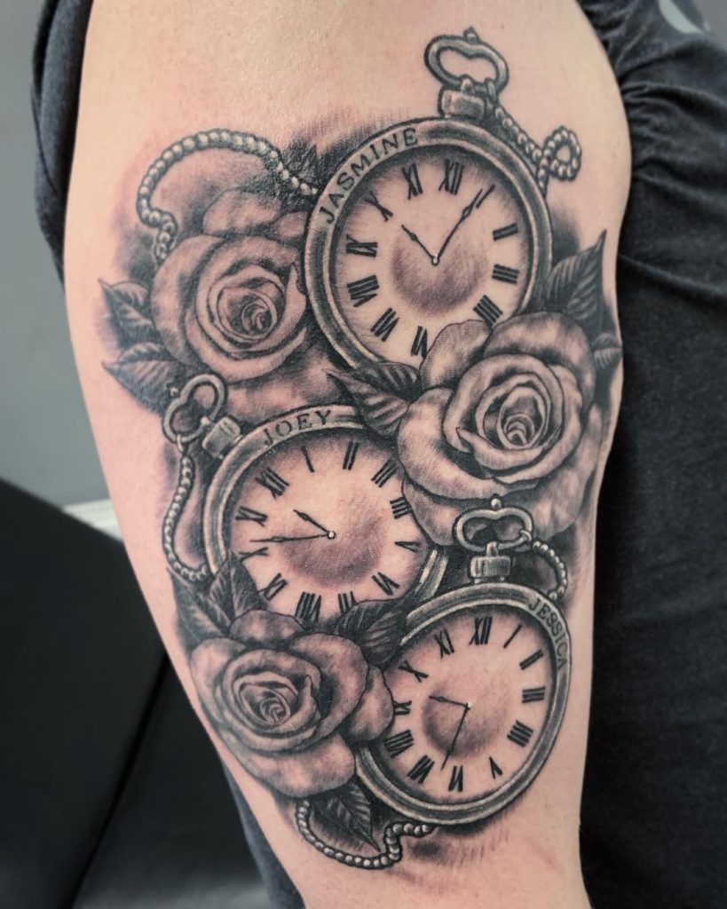 Tatuaje Reloj 72