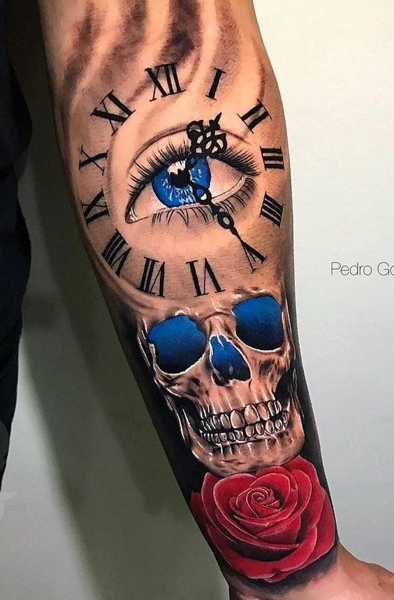 Tatuaje Reloj 91