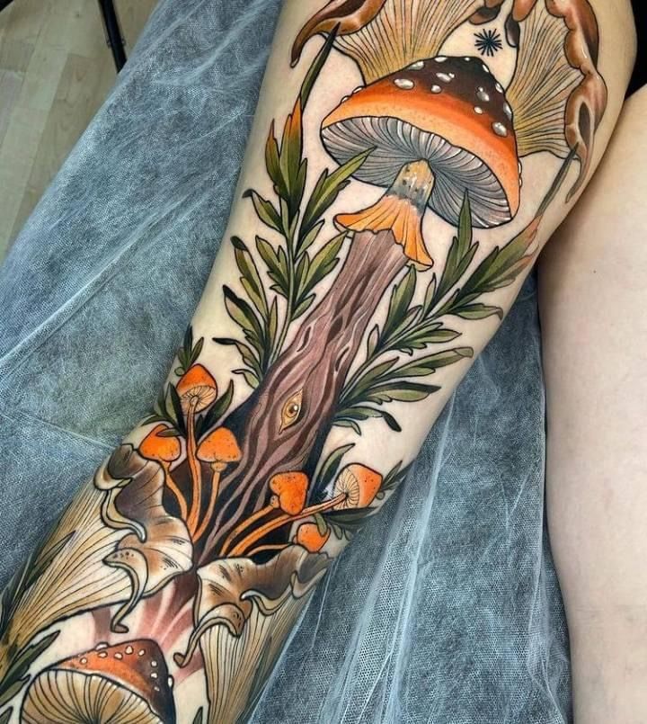 Tatuaje de hongos 134