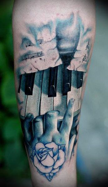 Tatuajes de piano 103