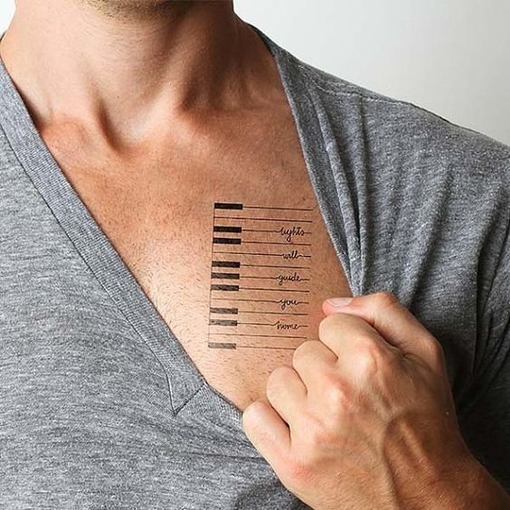 Tatuajes de piano 140