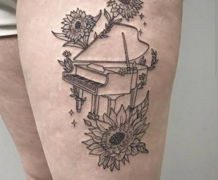 Tatuajes de piano 160