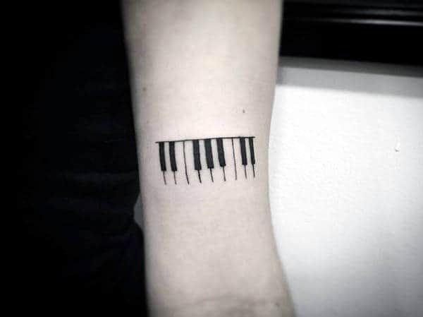 Tatuajes de piano 26
