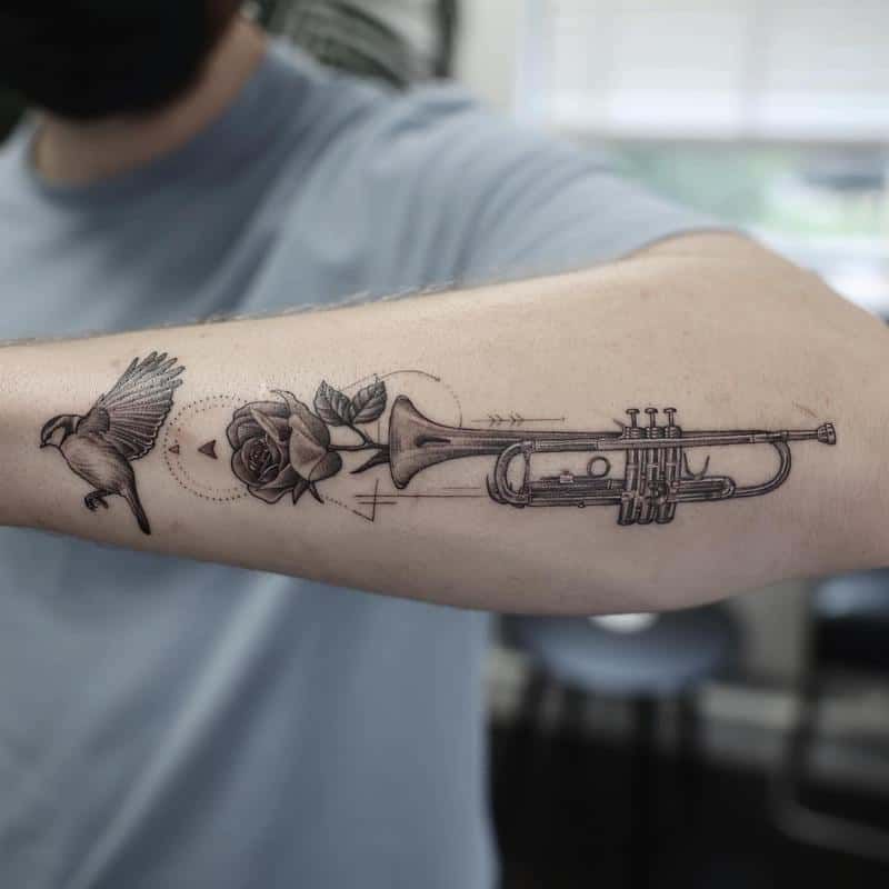 Tatuajes de pianos 37