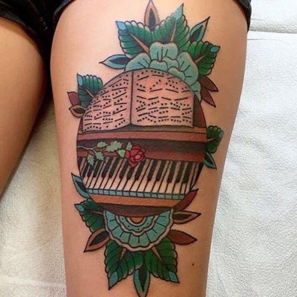 Tatuajes de piano 88
