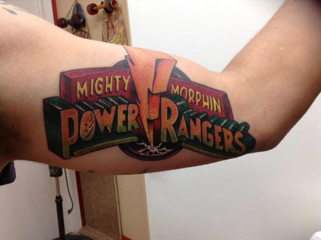 Tatuaje de Power Rangers 156