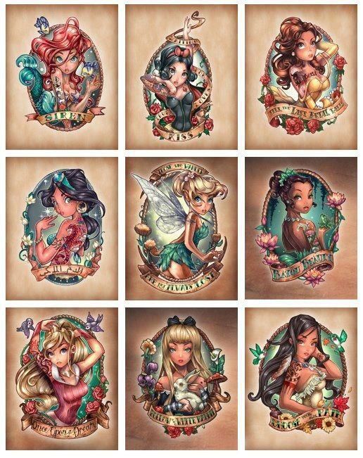 Tatuajes de princesas 66