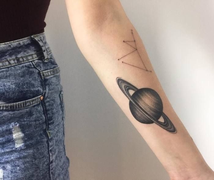 Saturno tatuajes 141