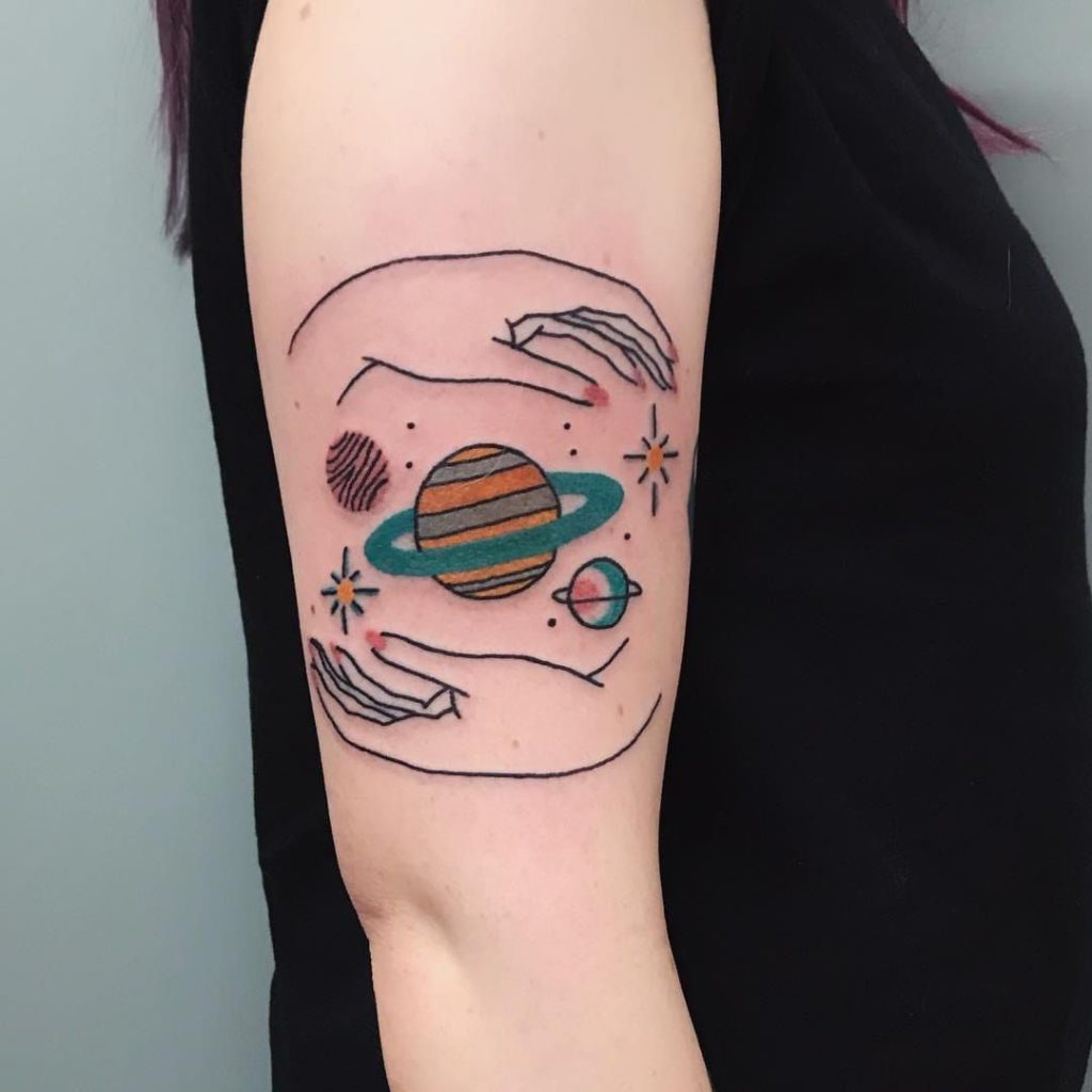 Saturno tatuajes 57