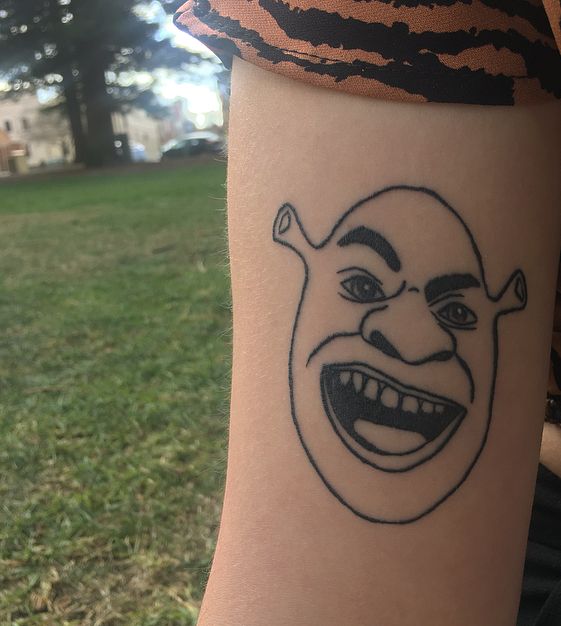 Tatuajes Shrek 70