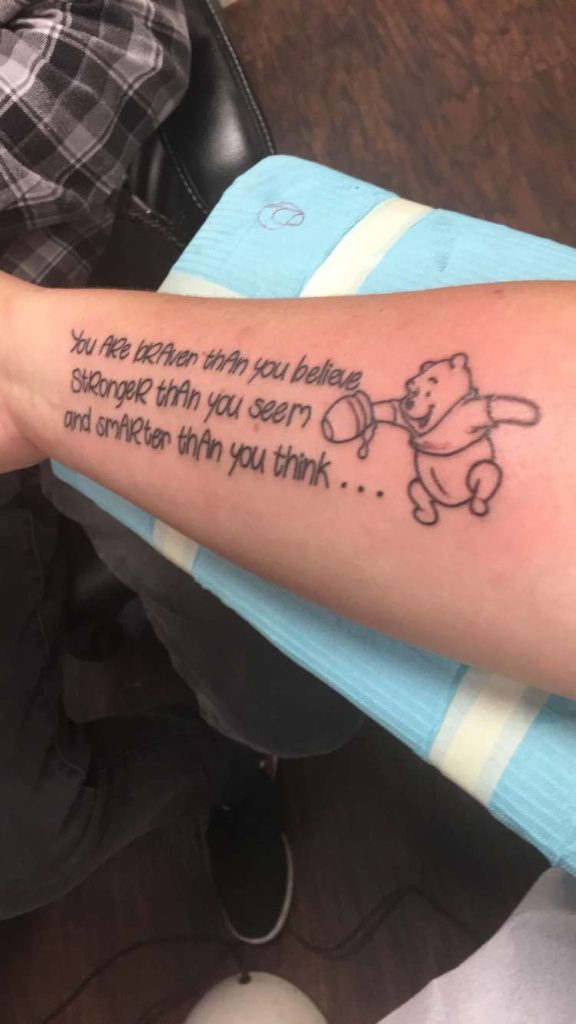 Tatuaje de Winnie the Pooh 109