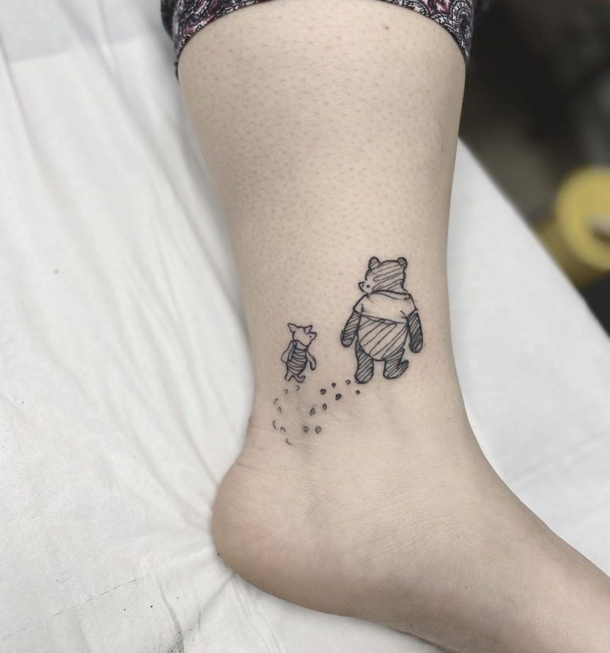 Tatuaje de Winnie the Pooh 130