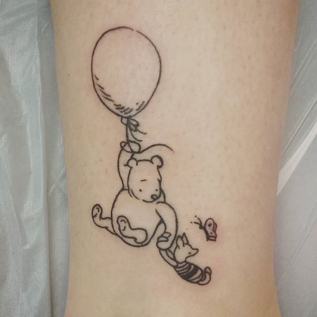 Tatuaje de Winnie the Pooh 155