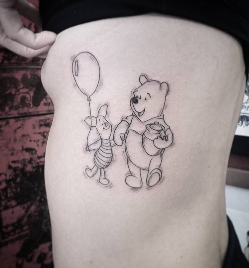 Tatuaje de Winnie the Pooh 190