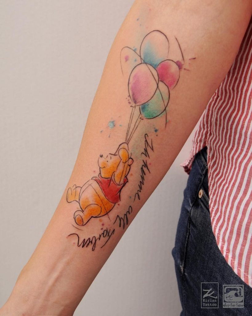 Tatuaje de Winnie the Pooh 196