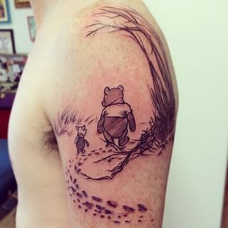 Tatuaje de Winnie the Pooh 72