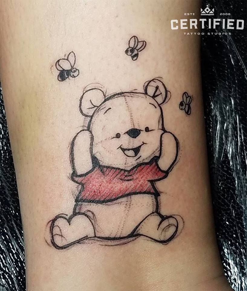 Tatuaje de Winnie the Pooh 97