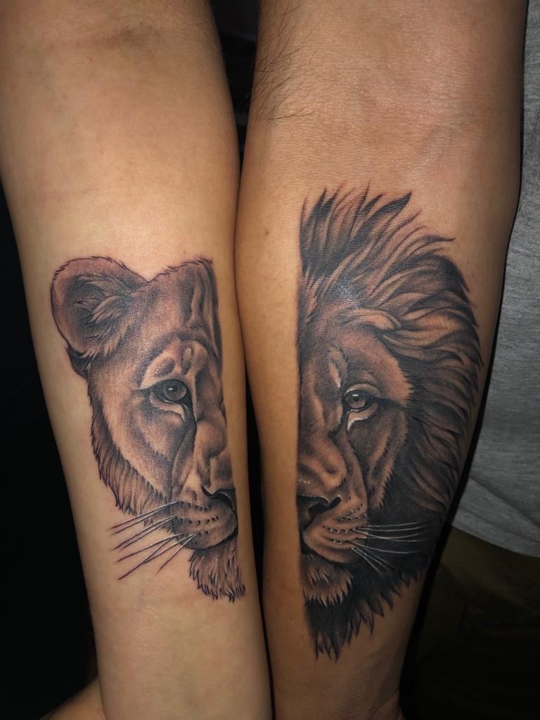 tatuaje de leona 106
