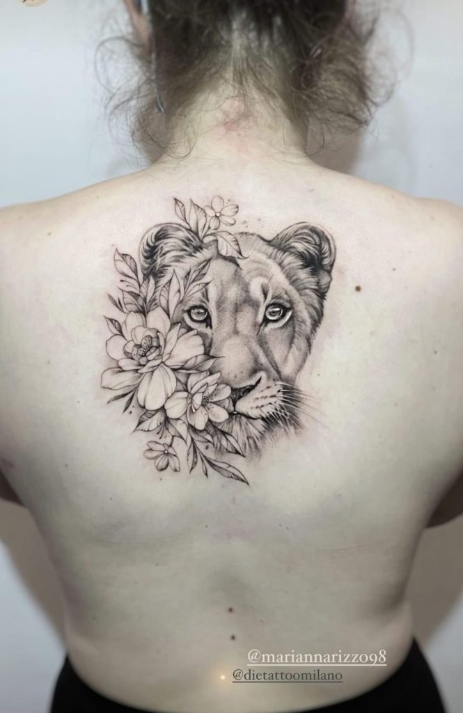 tatuaje de leona 148
