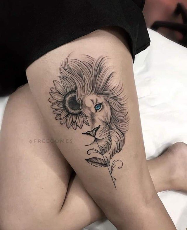 tatuaje de leona 174