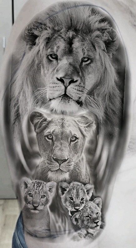 tatuaje de leona 189