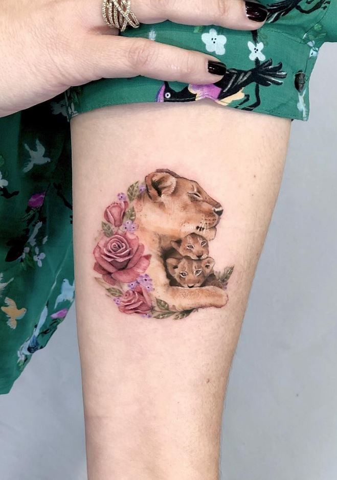 tatuaje de leona 202