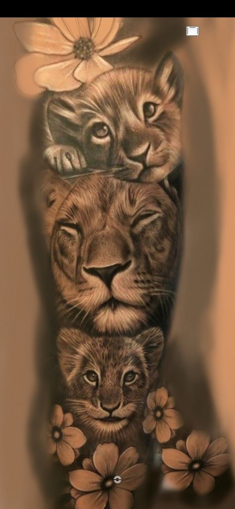 tatuaje de leona 211