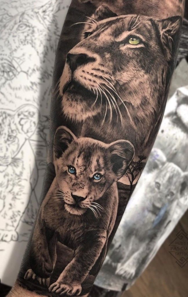 tatuaje de leona 214