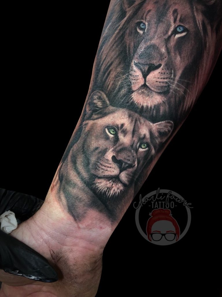Tatuaje de leona 25