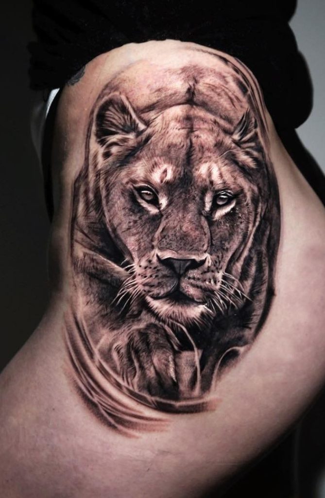 tatuaje de leona 30