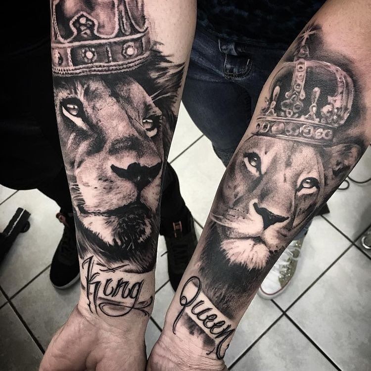 tatuaje de leona 39