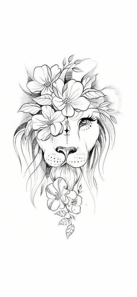 tatuaje de leona 50