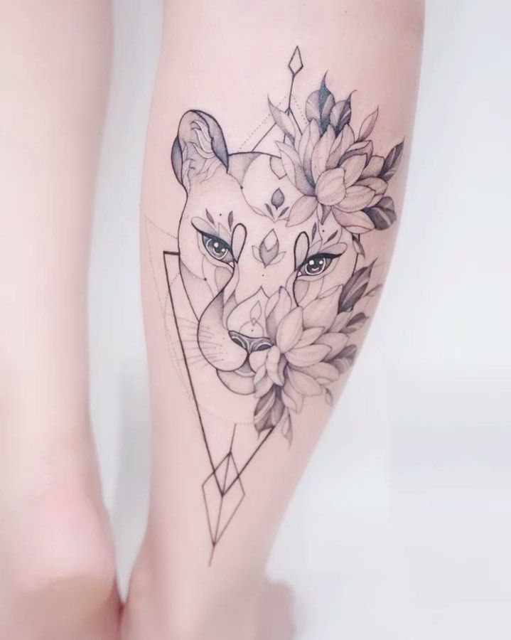 tatuaje de leona 52