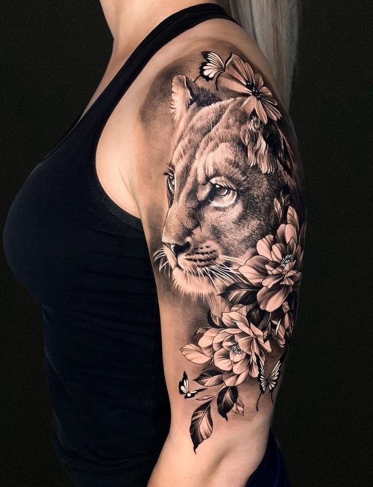 tatuaje de leona 90