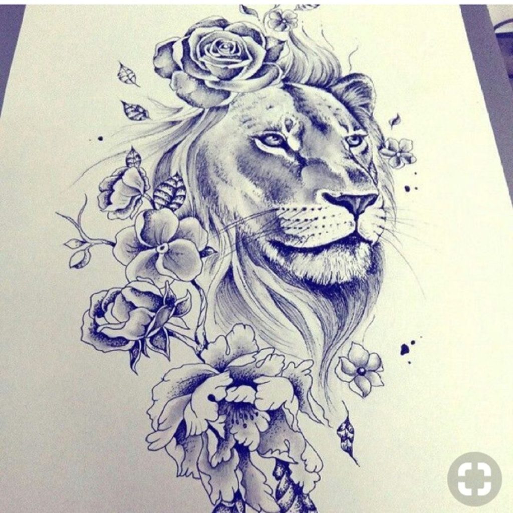 tatuaje de leona 92