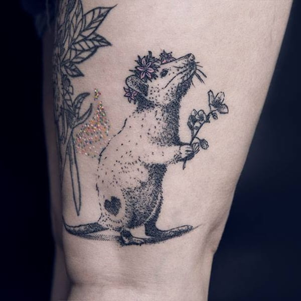 tatuaje de ratón 10
