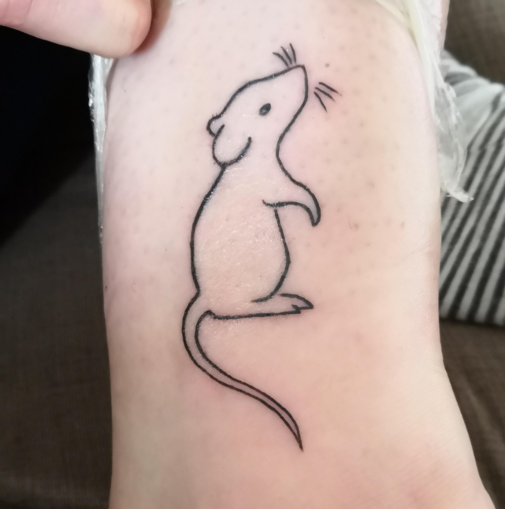 tatuaje de ratón 13