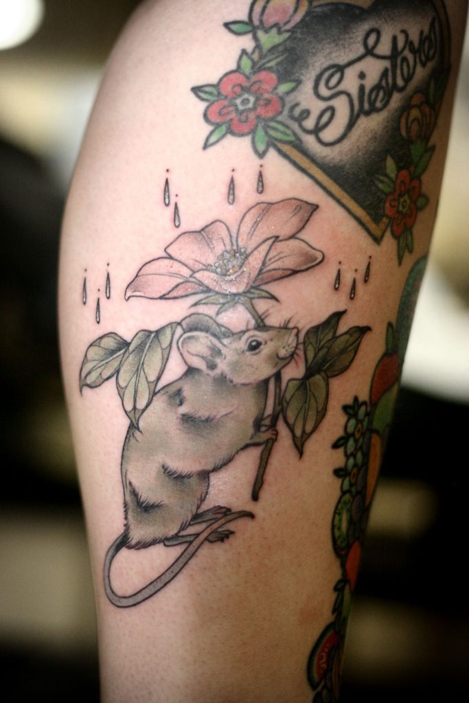 tatuaje de ratón 199