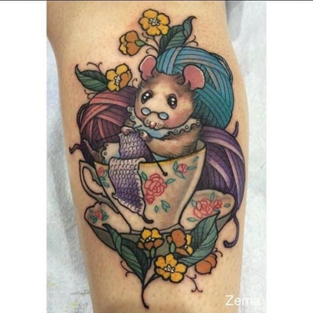 tatuaje de ratón 39