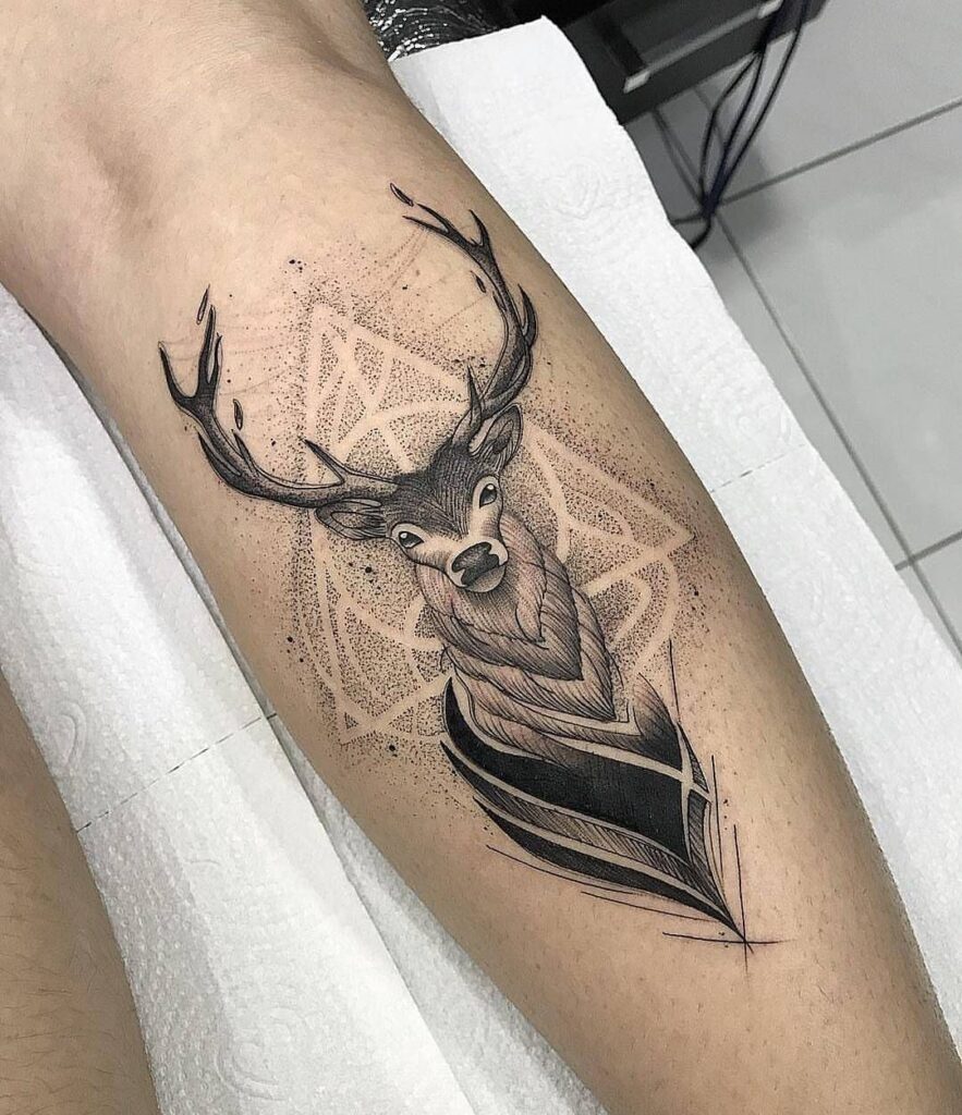 Tatuaje de ciervo 115