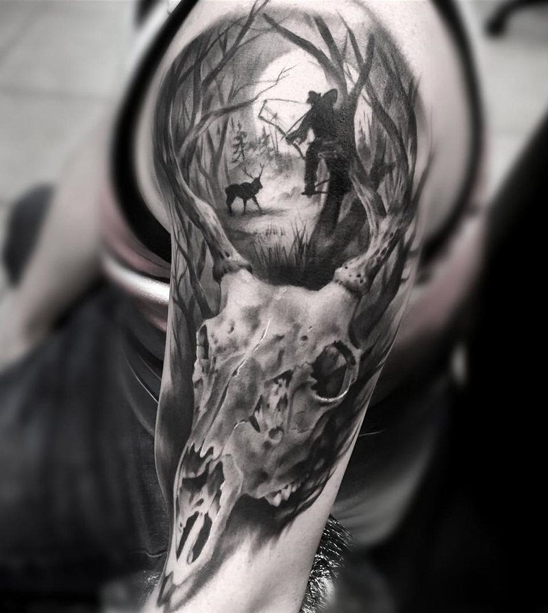 Tatuaje de ciervo 128