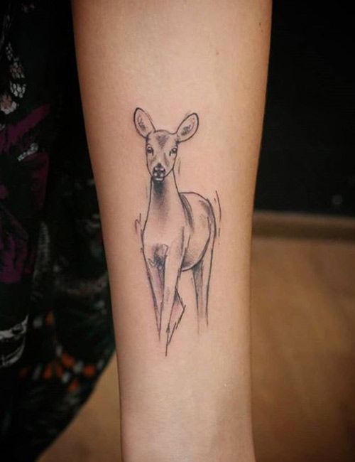 Tatuaje de ciervo 130