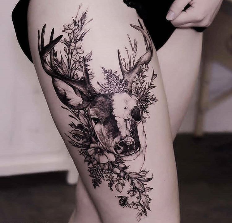 Tatuaje de ciervo 163