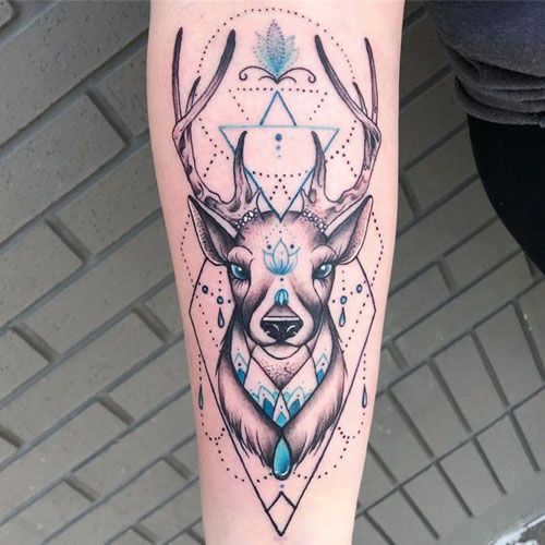 Tatuaje de ciervo 172
